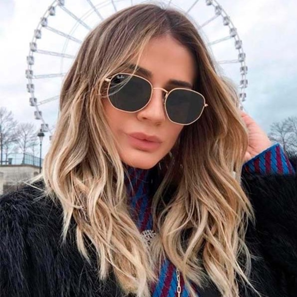 NEW // Ray-Ban RB3548 Hexagonal Sunglasses